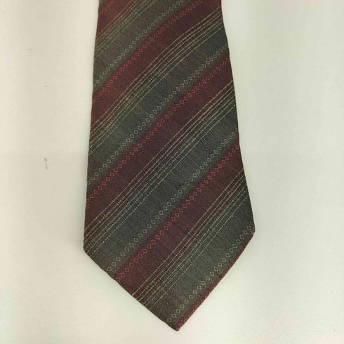 アイムイッセイミヤケ im ISSEY MIYAKE ボーダー シルクネクタイ メンズ